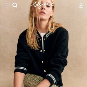 Sezane Romie Jacket size M Vestie Romie